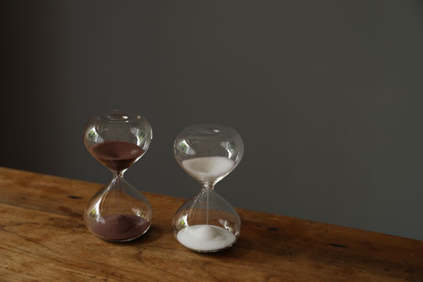 廣田硝子 ガラス製 砂時計 4分
