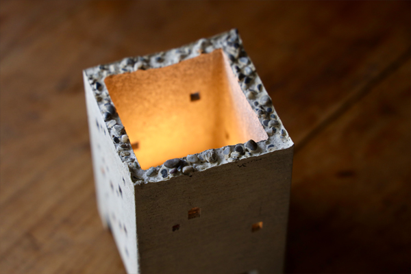 BUILDING CANDLE COVER / Motif